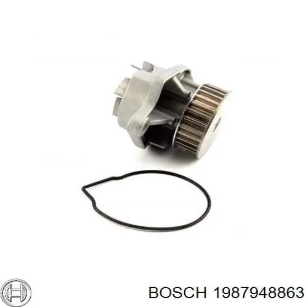 Ремень ГРМ, комплект Bosch 1987948863