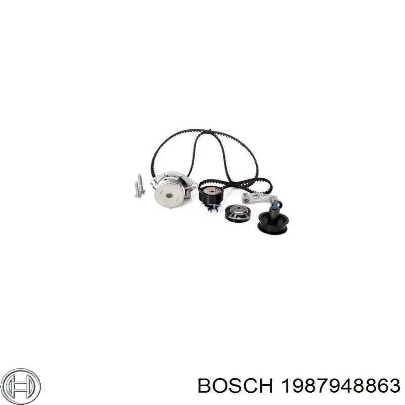 ГРМ ремни, комплект Bosch 1987948863 цена, от 147.96 USD