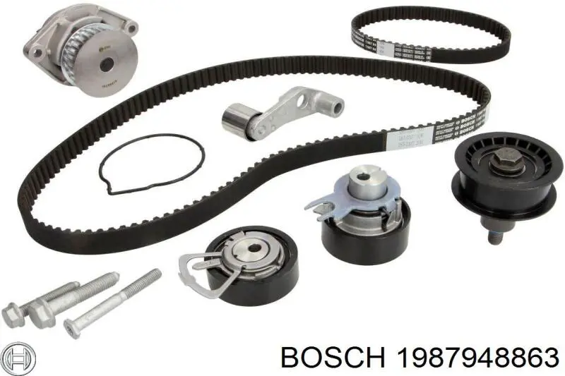 1987948863 Bosch комплект грм