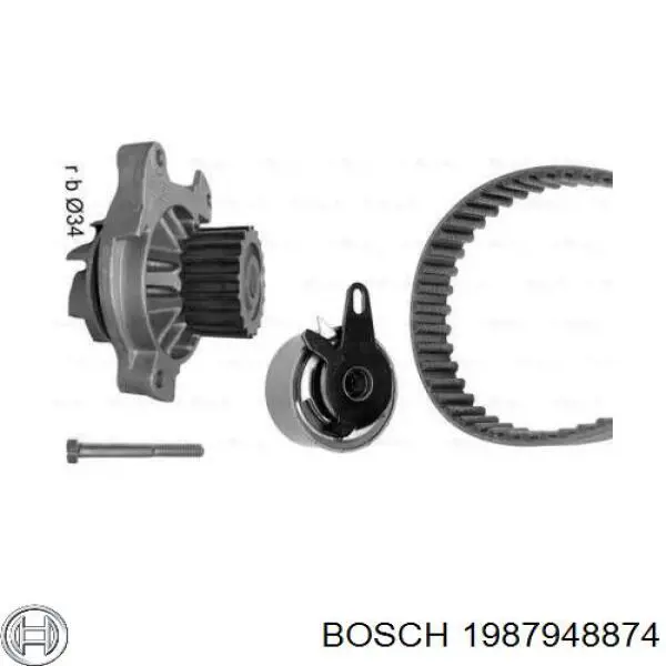 Комплект ГРМ 1987948874 Bosch