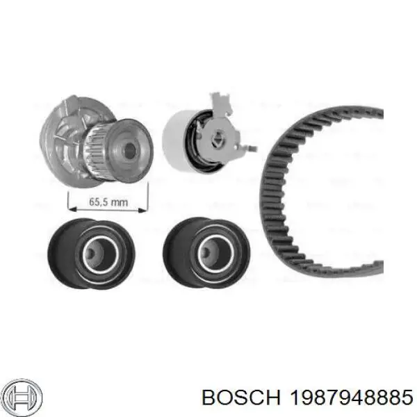 Купить 1987948885 Bosch Комплект ГРМ