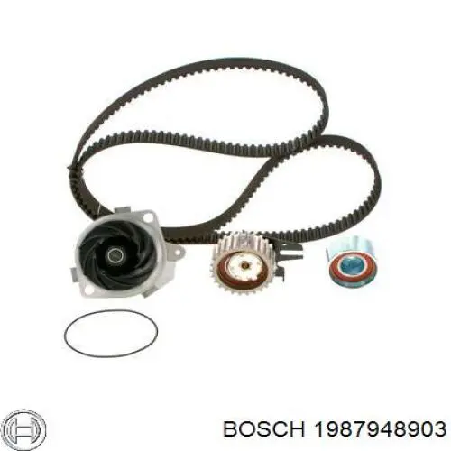 1987948903 Bosch Комплект ремня ГРМ