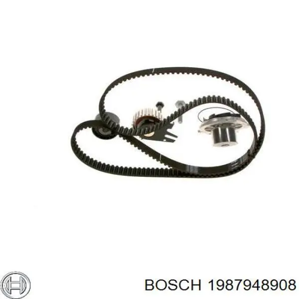 1987948908 Bosch Комплект ремня ГРМ