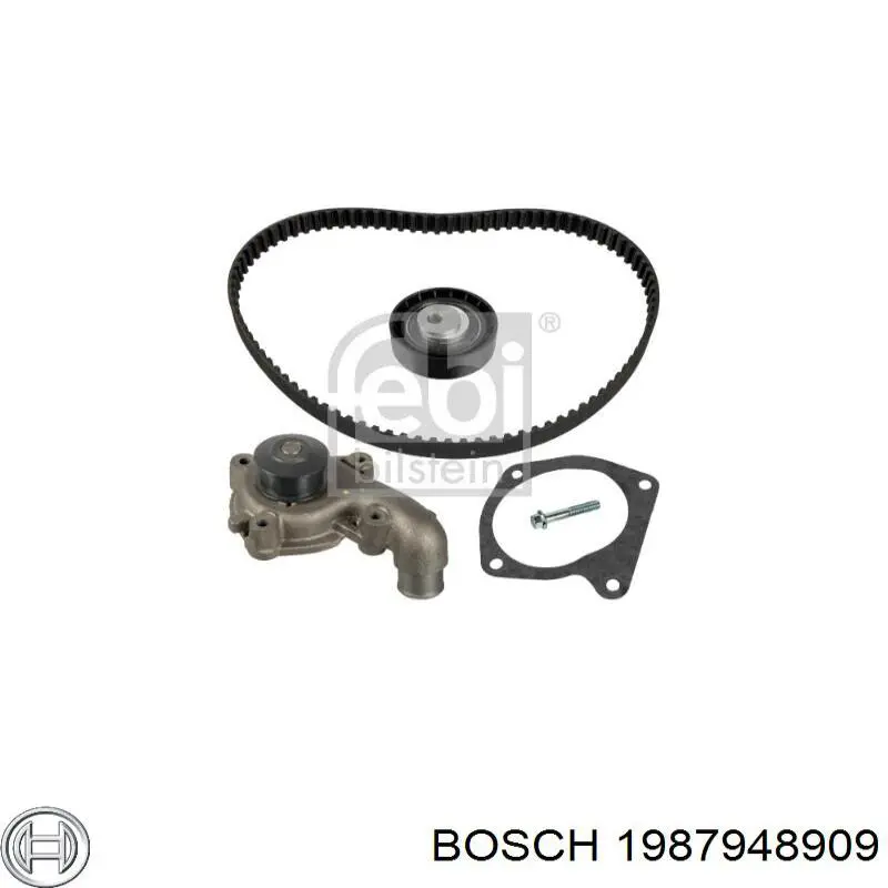 1987948909 Bosch Комплект ремня ГРМ