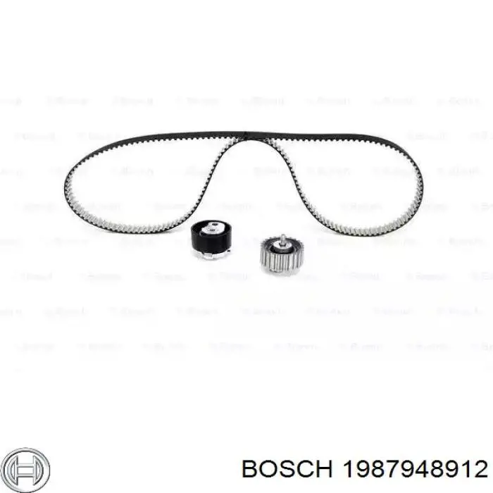 Ремень ГРМ, комплект Bosch 1987948912