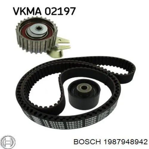 1987948942 Bosch Комплект ремня ГРМ
