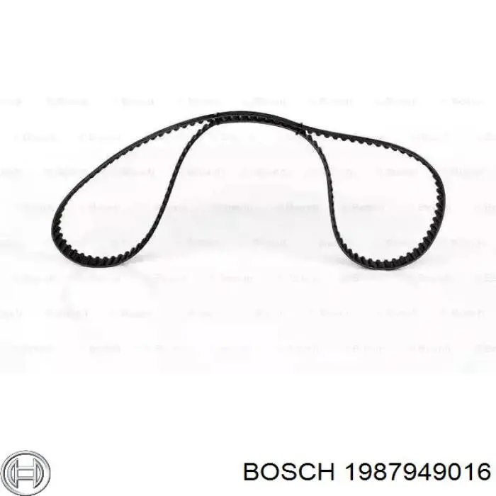1987949016 Bosch correia do mecanismo de distribuição de gás