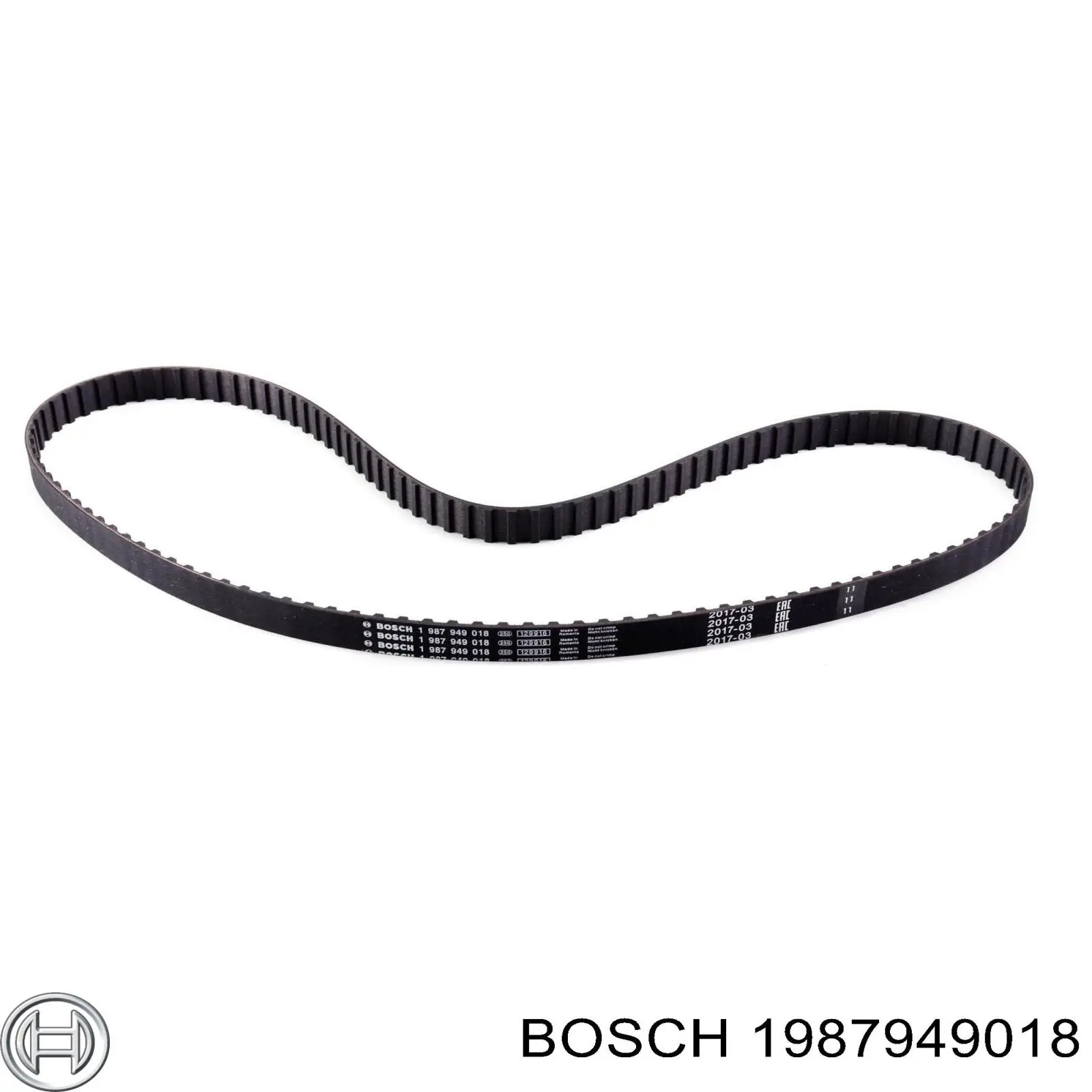 Купить 1987949018 Bosch Ремень газораспределительного механизма