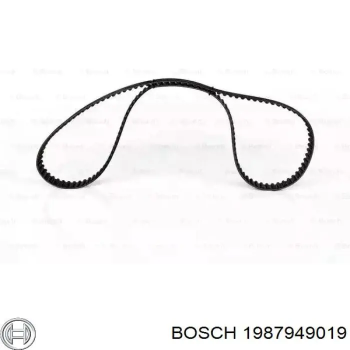1987949019 Bosch correia do mecanismo de distribuição de gás