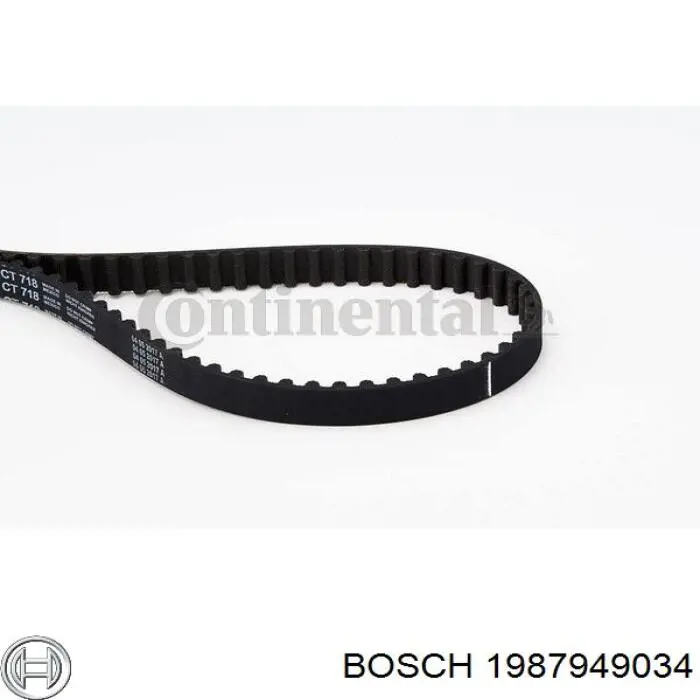 Зубчатый ремень Bosch 1987949034 цена, от 8.55 USD
