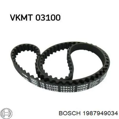 Ремень ГРМ 1987949034 Bosch