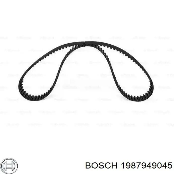 1987949045 Bosch correia do mecanismo de distribuição de gás