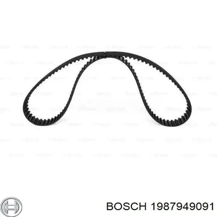 1987949091 Bosch correia do mecanismo de distribuição de gás