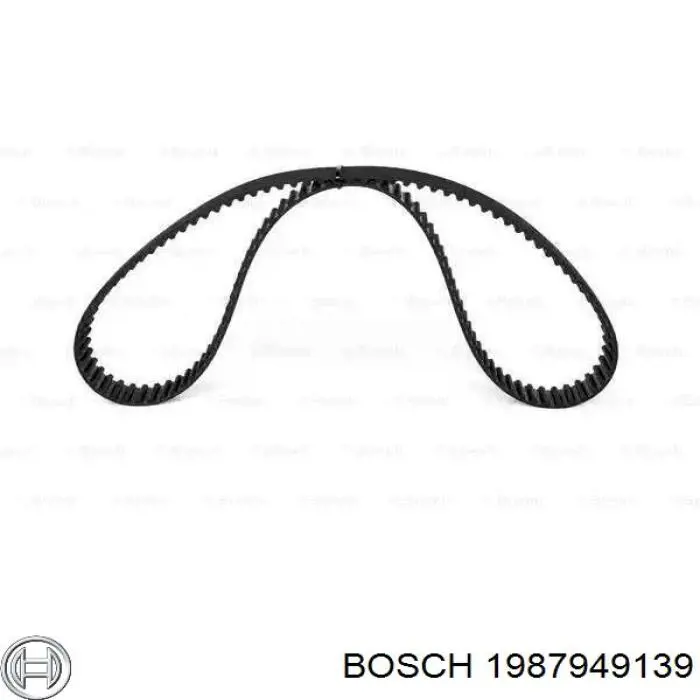 1987949139 Bosch correia do mecanismo de distribuição de gás