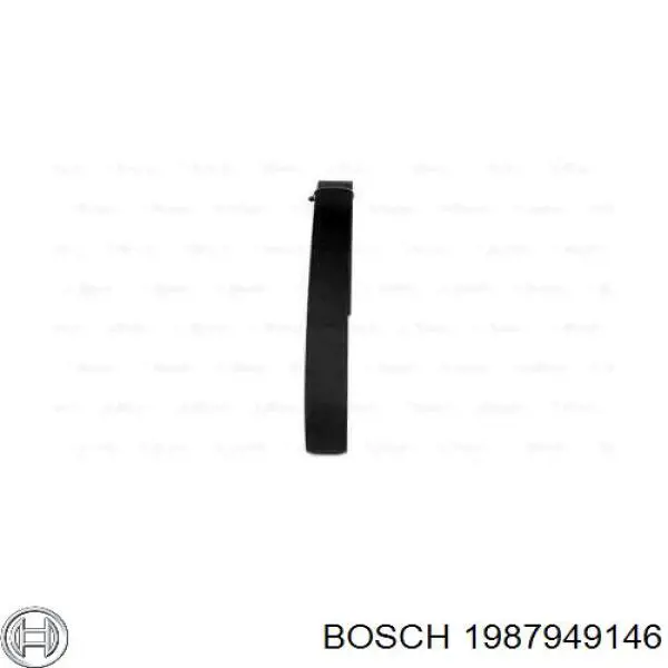1987949146 Bosch correia do mecanismo de distribuição de gás