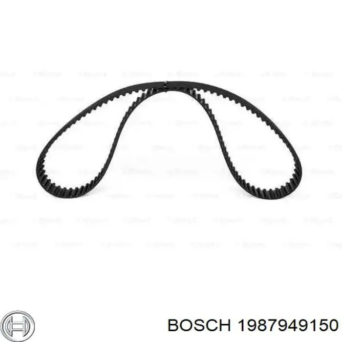 1987949150 Bosch correia do mecanismo de distribuição de gás