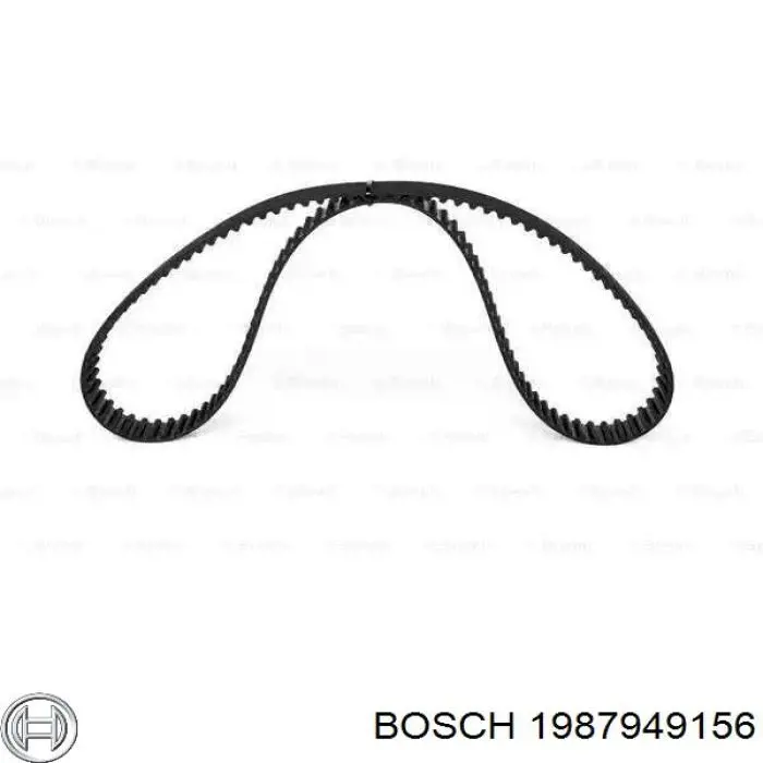 1987949156 Bosch correia do mecanismo de distribuição de gás