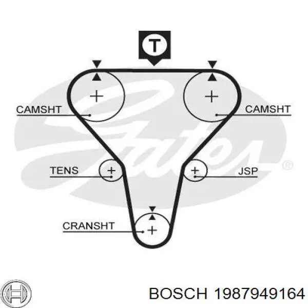 ГРМ ремни Bosch 1987949164