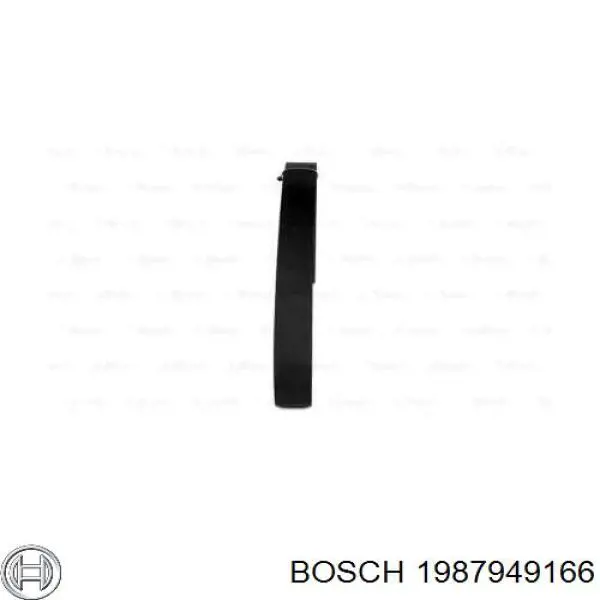 1987949166 Bosch correia do mecanismo de distribuição de gás