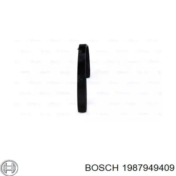 1987949409 Bosch correia do mecanismo de distribuição de gás