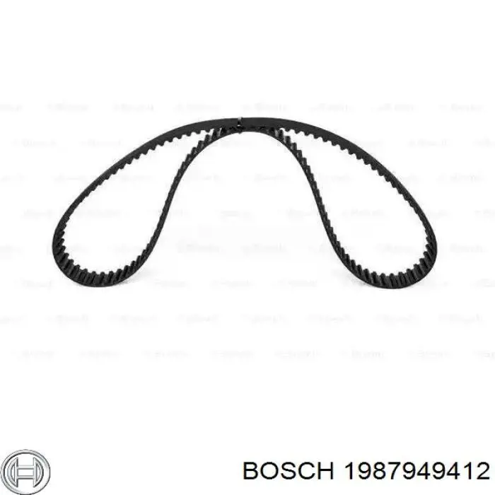 1987949412 Bosch correia do mecanismo de distribuição de gás