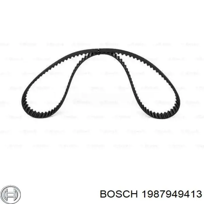 1987949413 Bosch correia do mecanismo de distribuição de gás