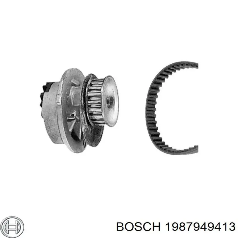 Купить 1987949413 Bosch Ремень газораспределительного механизма