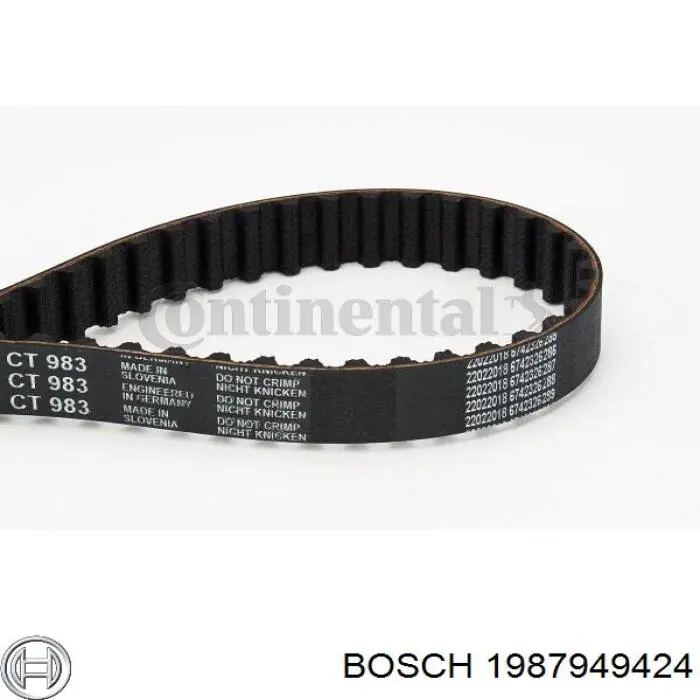 1987949424 Bosch Ремень двигателя