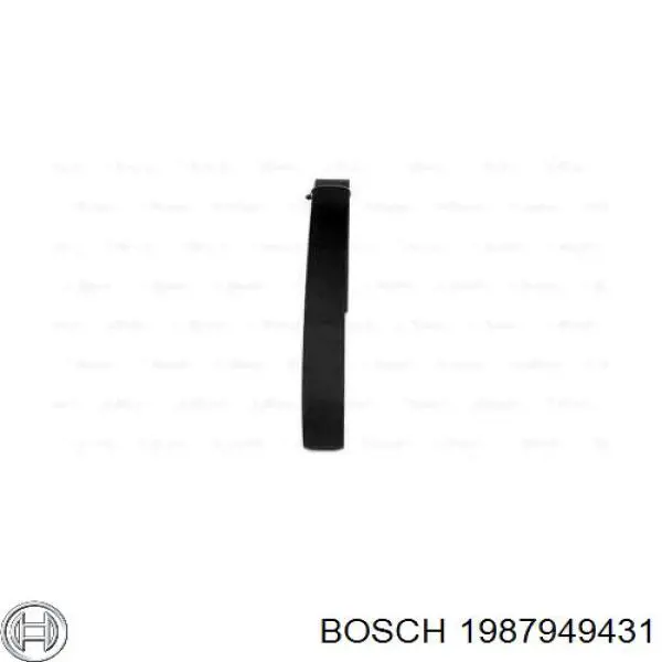 1987949431 Bosch correia do mecanismo de distribuição de gás