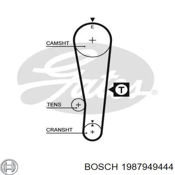 Ремінь ГРМ 1987949444 Bosch