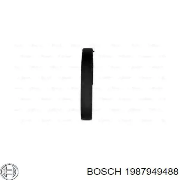 1 987 949 488 Bosch correia do mecanismo de distribuição de gás