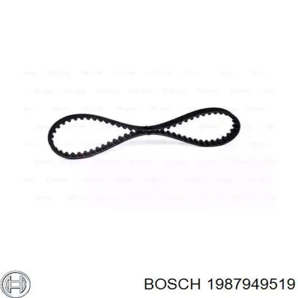 1987949519 Bosch correia do mecanismo de distribuição de gás