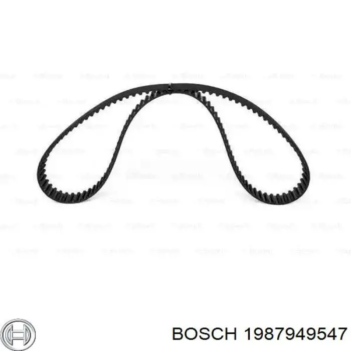 1987949547 Bosch correia do mecanismo de distribuição de gás