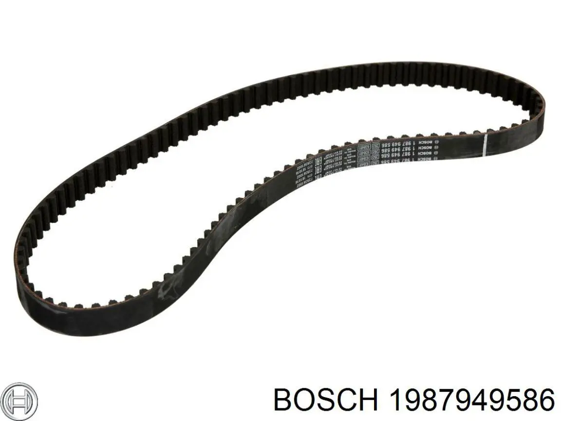 1987949586 Bosch correia do mecanismo de distribuição de gás