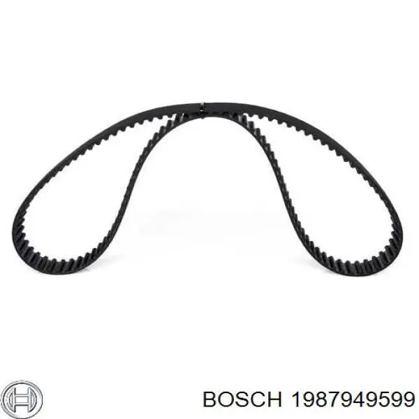 Купить 1987949599 Bosch Ремень газораспределительного механизма
