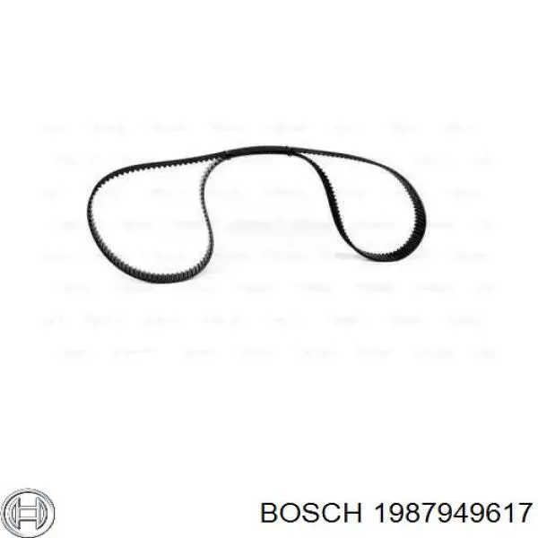 Купить 1987949617 Bosch Ремень газораспределительного механизма