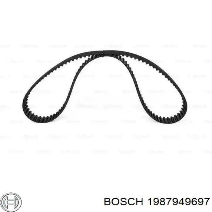 1987949697 Bosch correia do mecanismo de distribuição de gás