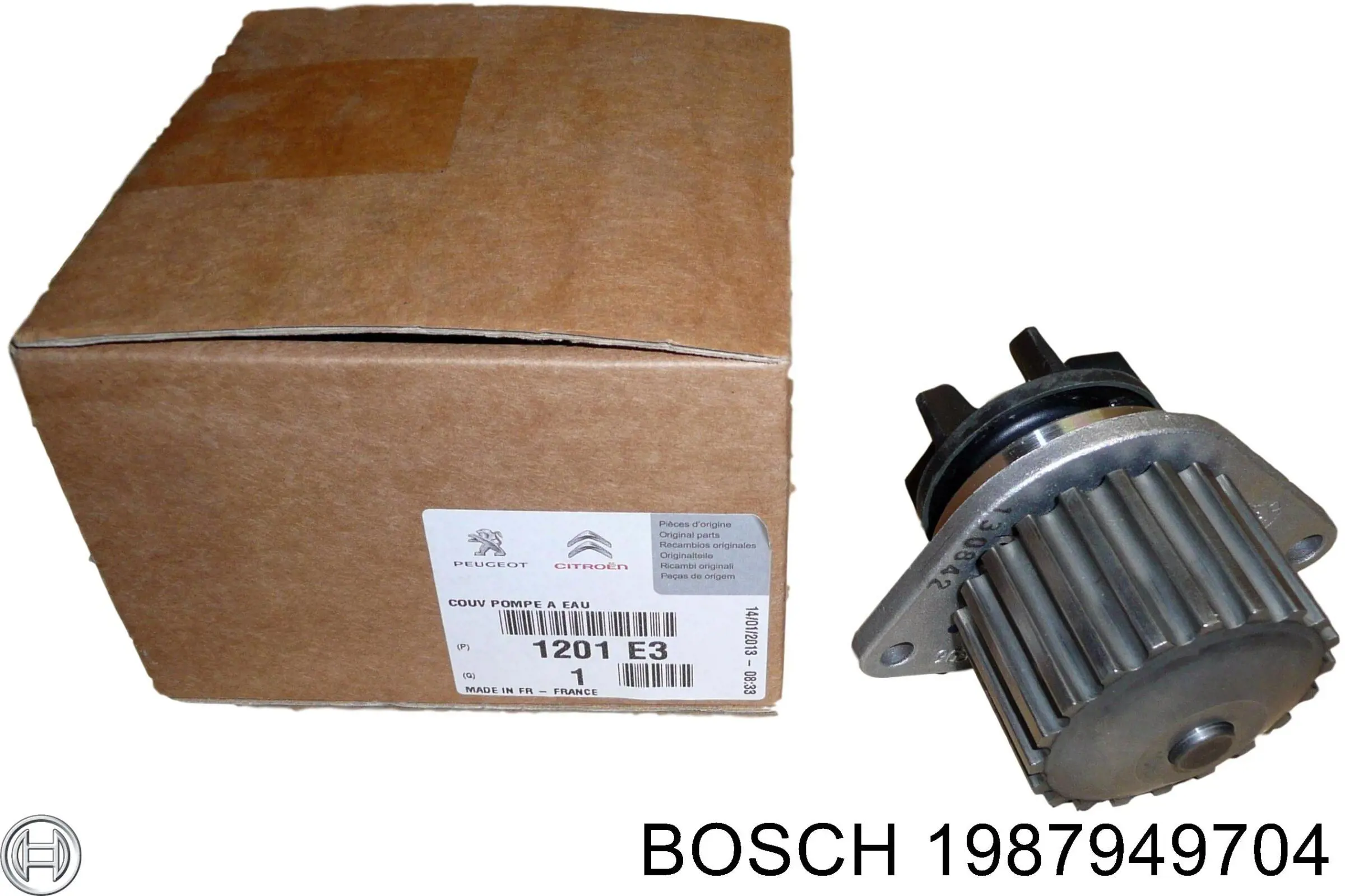 Помпа водяная (насос) охлаждения Bosch 1987949704