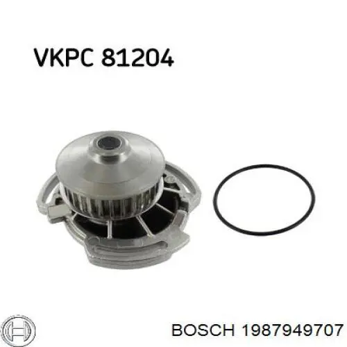 Помпа водяная (насос) охлаждения Bosch 1987949707