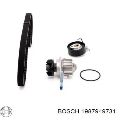 Помпа охлаждения Bosch 1987949731 цена, от 24.59 USD