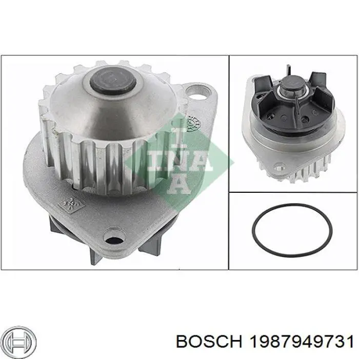 1987949731 Bosch Насос водяной