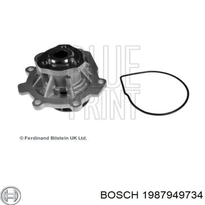 Помпа охлаждения Bosch 1987949734 цена, от 36.71 USD