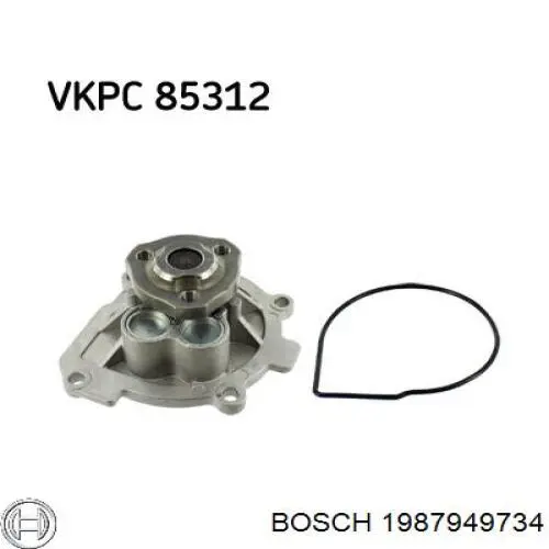 1987949734 Bosch Насос водяной