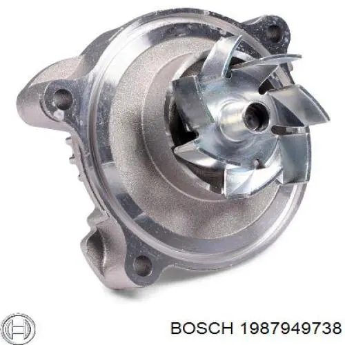 Купить 1987949738 Bosch Насос охлаждения