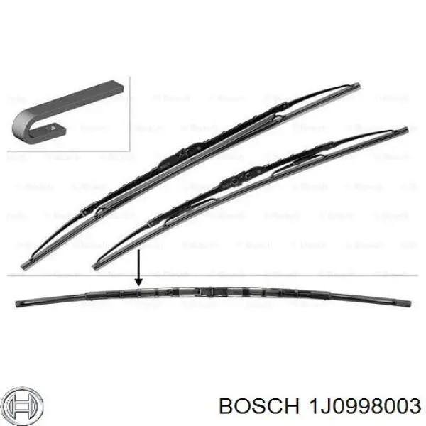 Щетки стеклоочистителя 1J0998003 Bosch