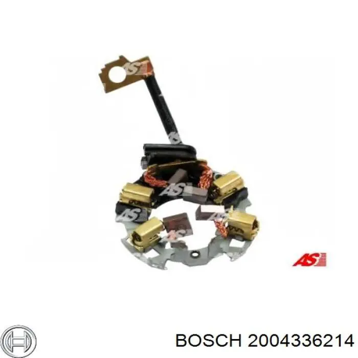 2 004 336 214 Bosch porta-escovas do motor de arranco