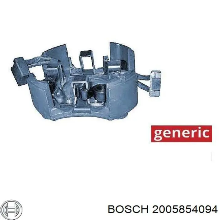 2005854094 Bosch крышка стартера задняя