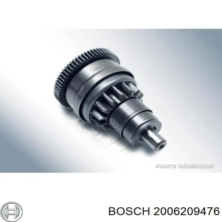 2006209476 Bosch бендикс стартера