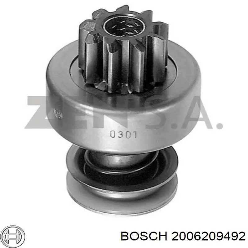 2006209492 Bosch Привод стартера