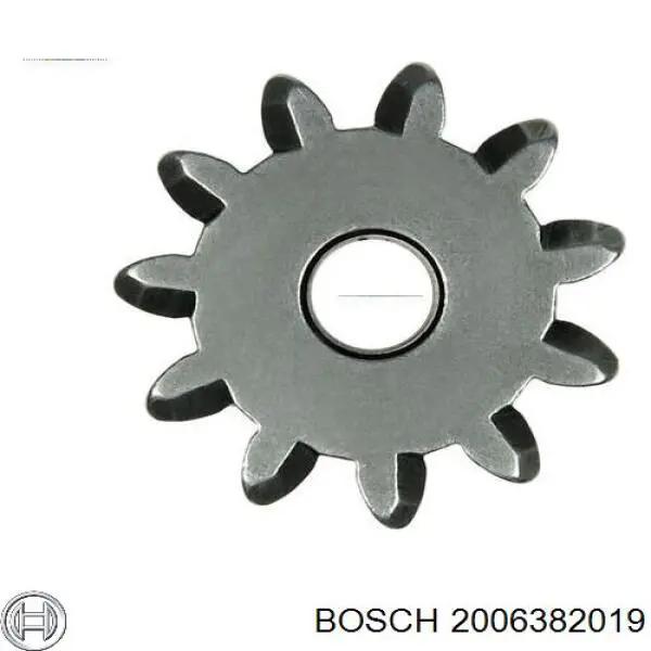 2006382019 Bosch roda-livre do motor de arranco